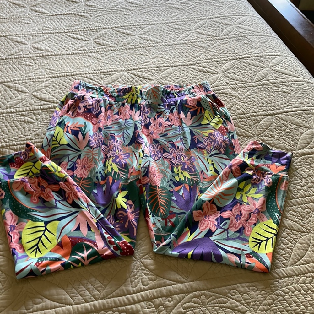 Cabi print joggers
